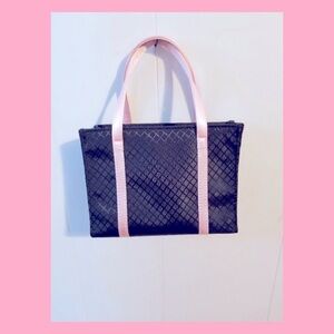 💋 Victoria’s Secret Black Satin Mini Handbag Tote